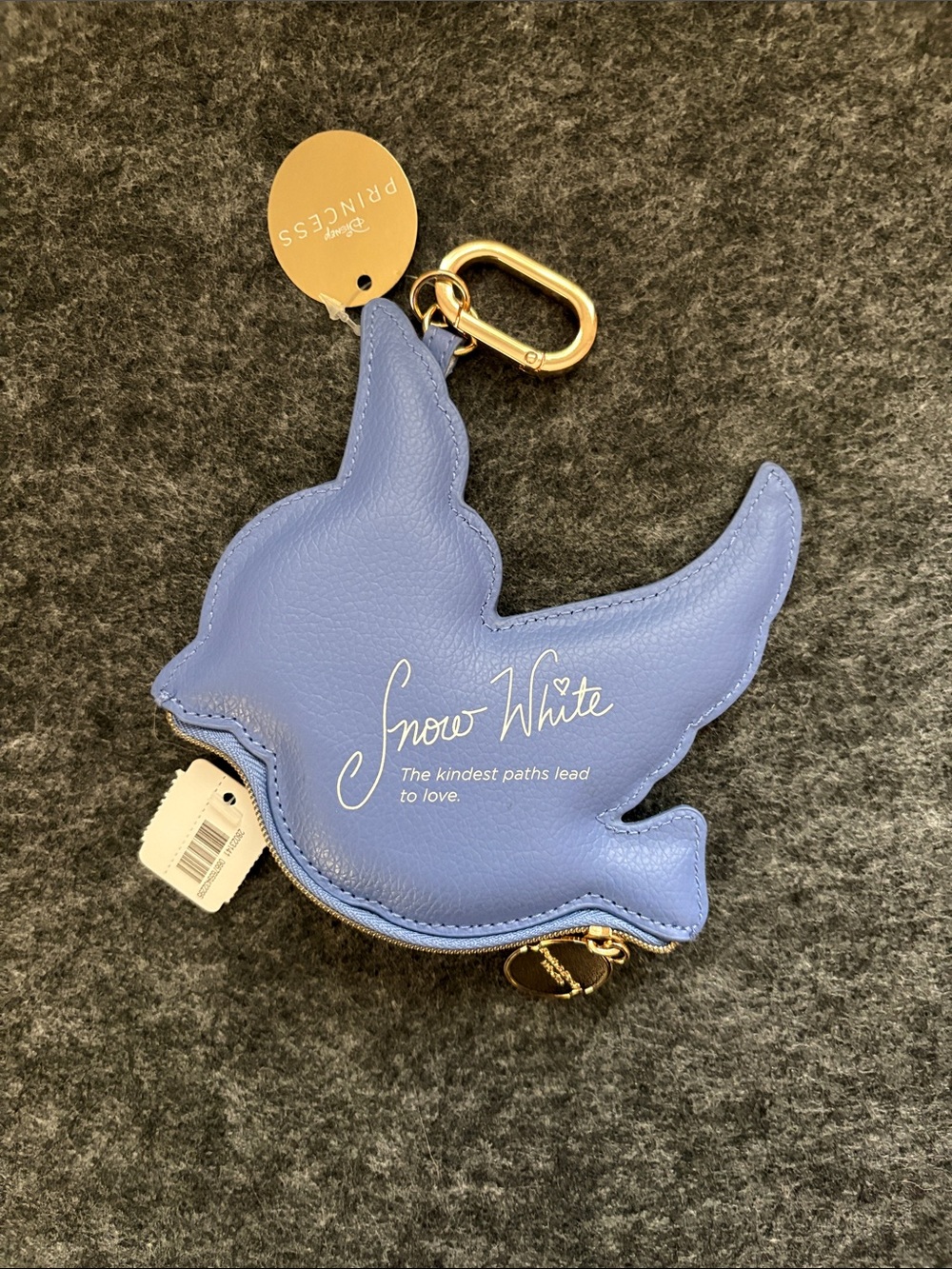Bath and Body Works Snow White coin purse with Gold Hardware - Picture 2 of 2